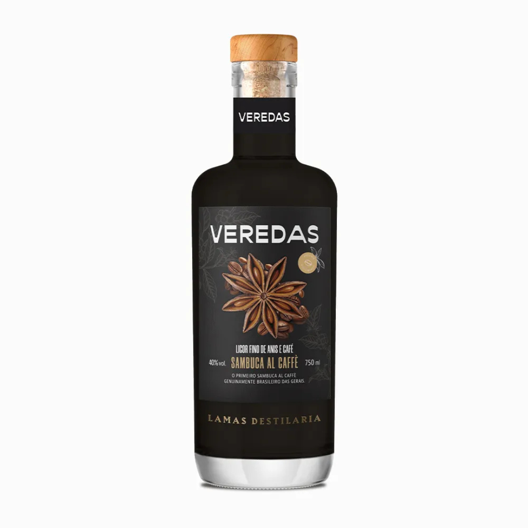 Licor Veredas Sambuca Al Caffè 750ml